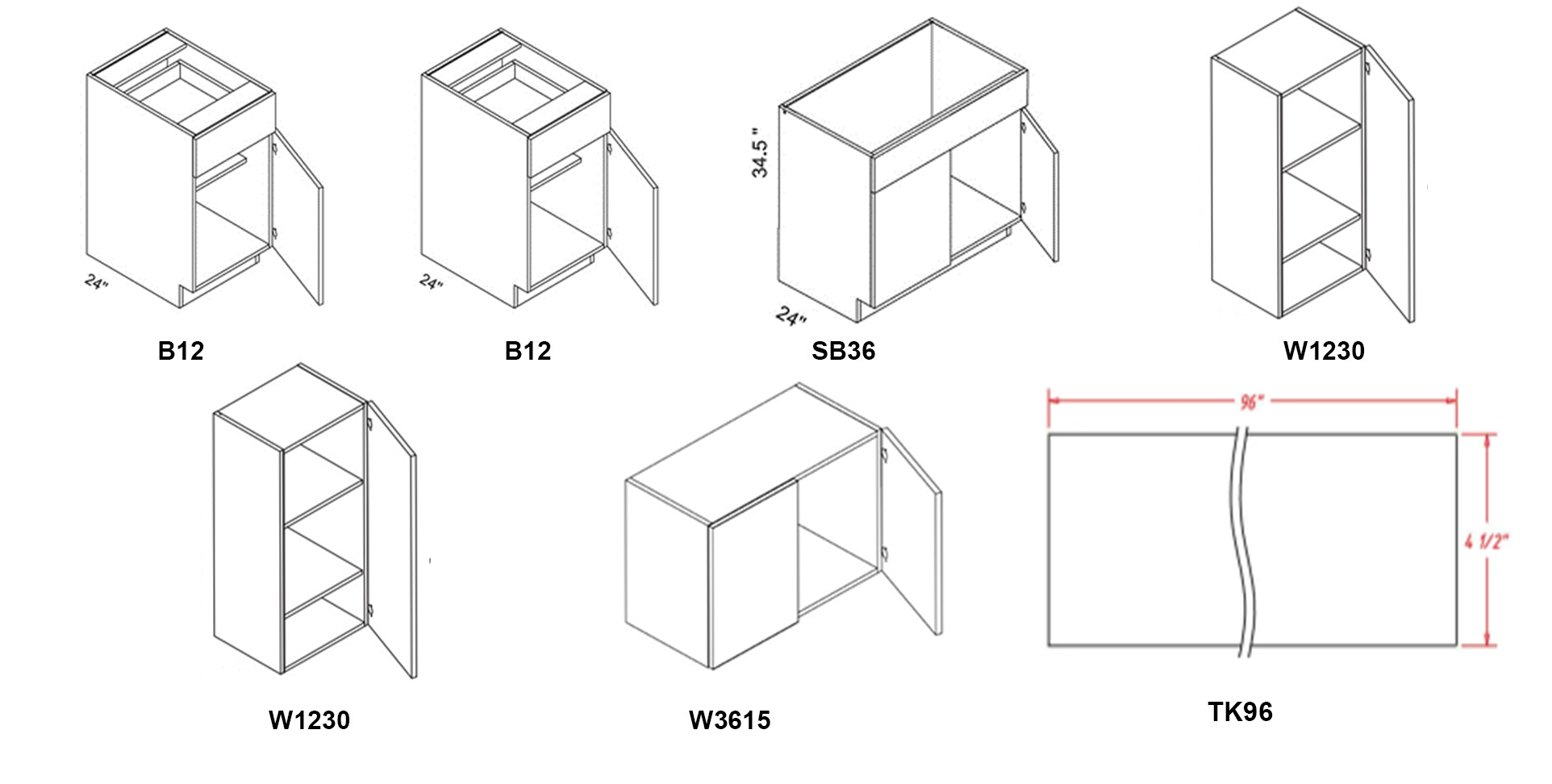 Blanco HG Euro Style RTA Kitchen Shop