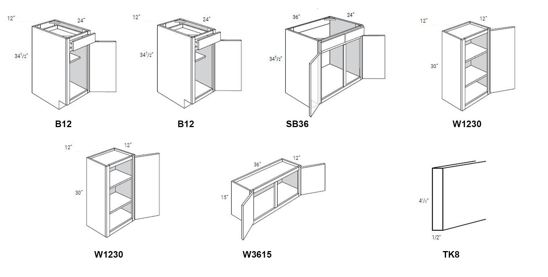 Trenton Slab Framed RTA Kitchen Great Buy