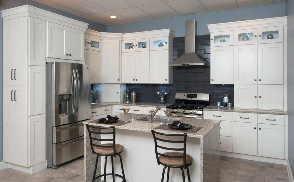 Wholesale Rta White Shaker Kitchen Cabinets Online Great Buy Cabinets
